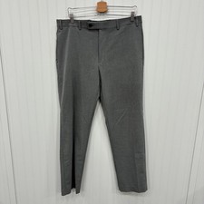 Lauren Ralph Lauren Men's W36 x L32 Gray Flat Front Straight Leg Dress Pants