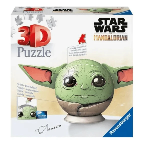 Ravensburger Star Wars Grogu with Ears 3D Puzzle Ball - Image 6