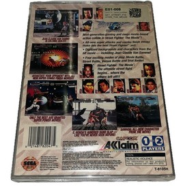 Street Fighter: The Movie (Sega Saturn) - Complete W/ Manual & Cracked Case