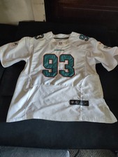 Nike Miami Dolphins Ndamukong Suh #93 NFL Jersey 48 White Aqua Orange