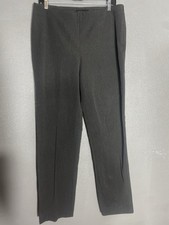 Talbots Heritage Gray Career Dress Pants Women's Size 10 Side Zip Work EUC