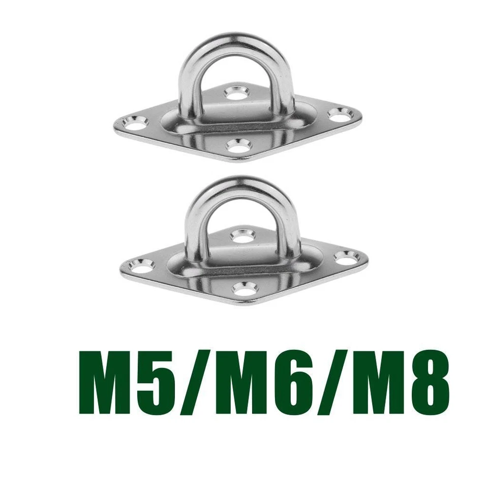 2 Edelstahl Anker Ösen für Hardware weit verbreitet Schwerlast - Bild 1 von 1