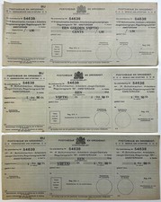1925 1926 1927 POSTCHEQUE GIRODIENST OPGANG AJC SUBSCRIPTION STORTINGSBILJETTEN
