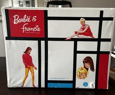 Vintage 1965 Mattel Barbie  Francie MOD'ern Cousin Doll Vinyl Double Case