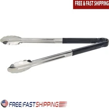Heavy Duty Stainless Steel Serving Tongs Color Coded Food Safety Commercial Use