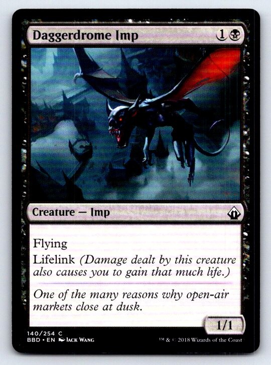 Daggerdrome Imp Common Battlebond Magic: The Gathering