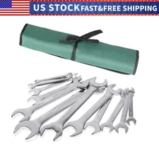 12 Piece Premium Combination Wrench Set, Chrome Vanadium Steel Long 5.5-32MM