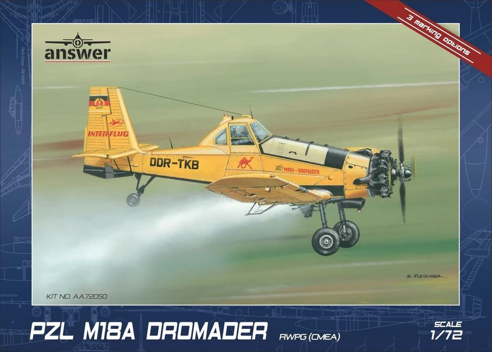 Answer AA72050 PZL M18A Dromader - RWPG scale 1/72