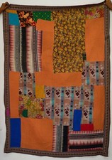 Indian Vintage Kantha Quilt Reversible Blanket
