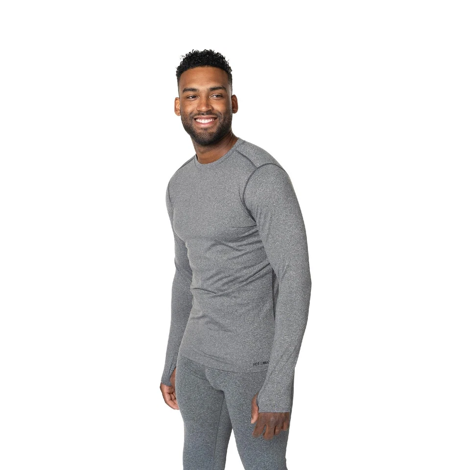 Men's Micro-Elite Chamois Crewneck (Granite, Large) - Image 3 of 4