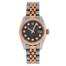 Rolex Oyster Perpetual Datejust Automatic Watch Stainless Steel and Rose Gold
