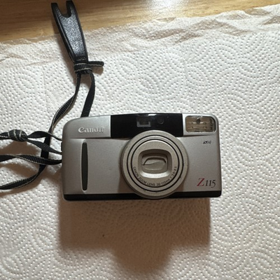 #ad Canon Sure Shot Z115 35mm Film Camera Zoom Lens 38 115mm f 3.6 8.5 tested works $20.00