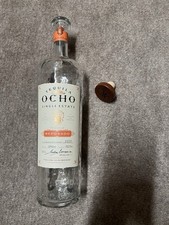 Tequila Ocho,  Single Estate, Reposado, Empty Bottle 1L .