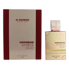 Amber Oud Rouge by Al Haramain for Unisex EDP 4 / 4.0 oz New In Box