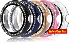 5-Pack Bling Protective PC Case with Screen Protector for Google Pixel Watch 3 4