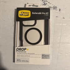 OtterBox Defender XT Apple iPhone 16 Pro Max Dark Side Clear/Black MagSafe Case