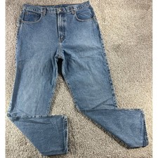 Vtg 90s Lucky Brand 93 Dungarees Mens 40 Medium Wash Straight Jeans Made in USA