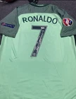 Cristiano Ronaldo Signed 2016 Portugal Soccer Jersey UEFA Euro BAS Auth