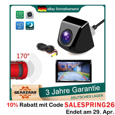 170° Rückfahrkamera Auto Kamera HD Einparkhilfe KFZ LKW Nachtsicht Wasserdicht