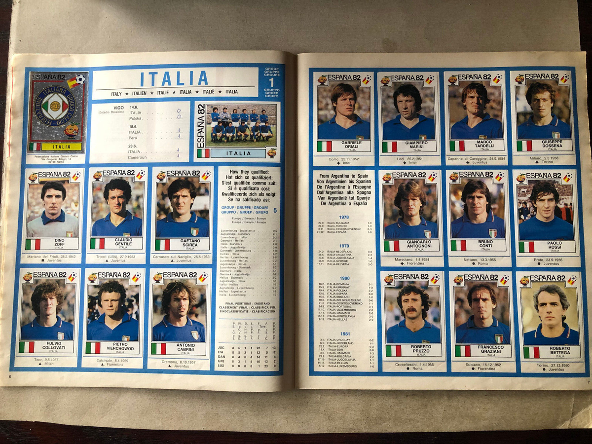 入手不可能！WC'82スペイン 写真集 Panini World Cup 1982 Espana Complete Album | eBay