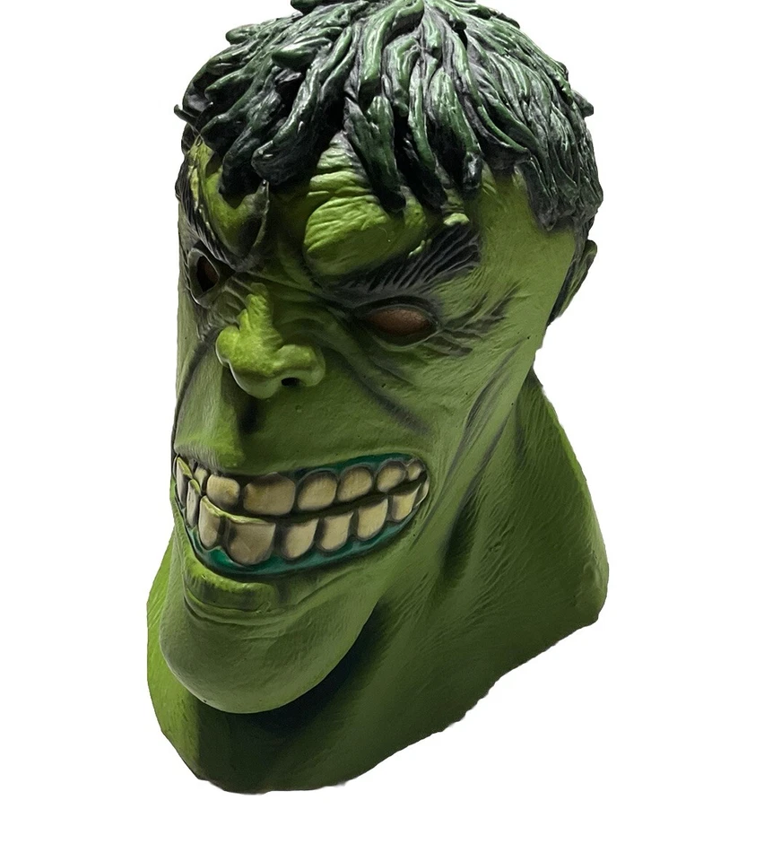 Disfraz de Halloween Genuino Personajes de Marvel The Hulk Deluxe Completo Sobre la Cabeza Foto 2 de 4