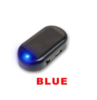 Car Alarm Warning Solar Flash LED Light Fake Security System Anti-theft Signa