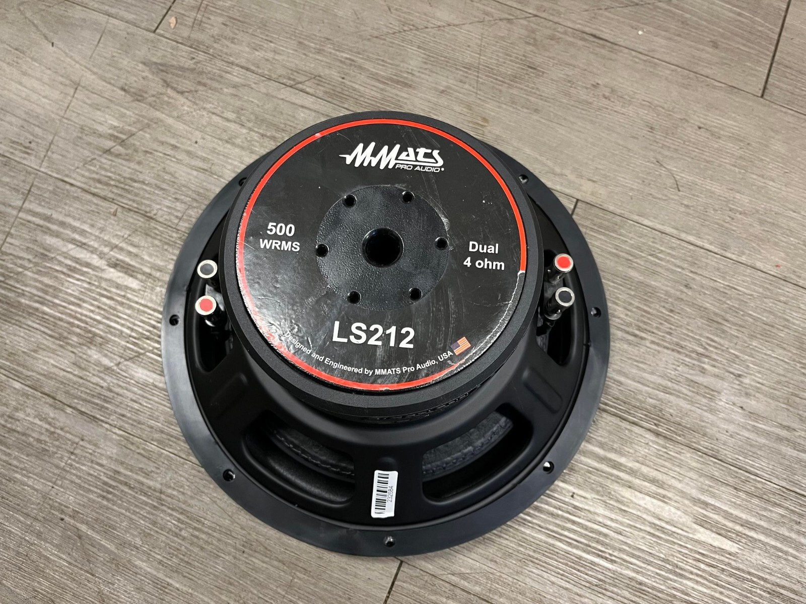 MMATS PRO AUDIO 12” Subwoofer LS212 500w RMS DVC 2 ohm =NEW= WOW