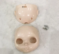 Upgrade Faceplate Dudu Lip white skin for RBL 12" Neo Blythe Doll without Makeup