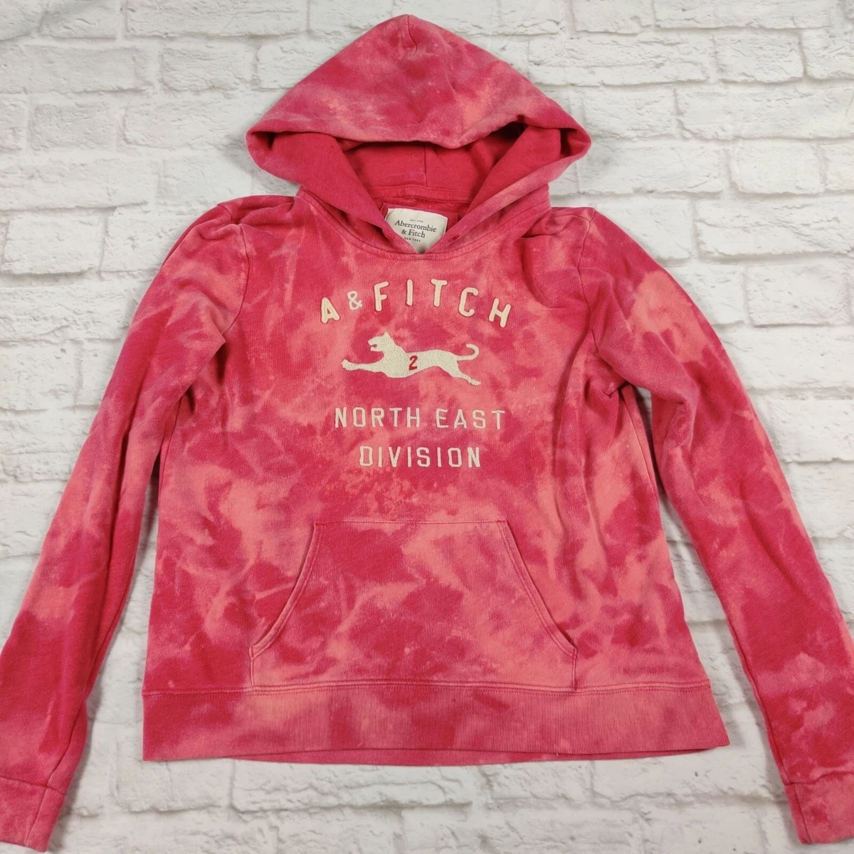 Abercrombie Fitch Hoodie Sweatshirt Custom Upcycled Reverse Tie