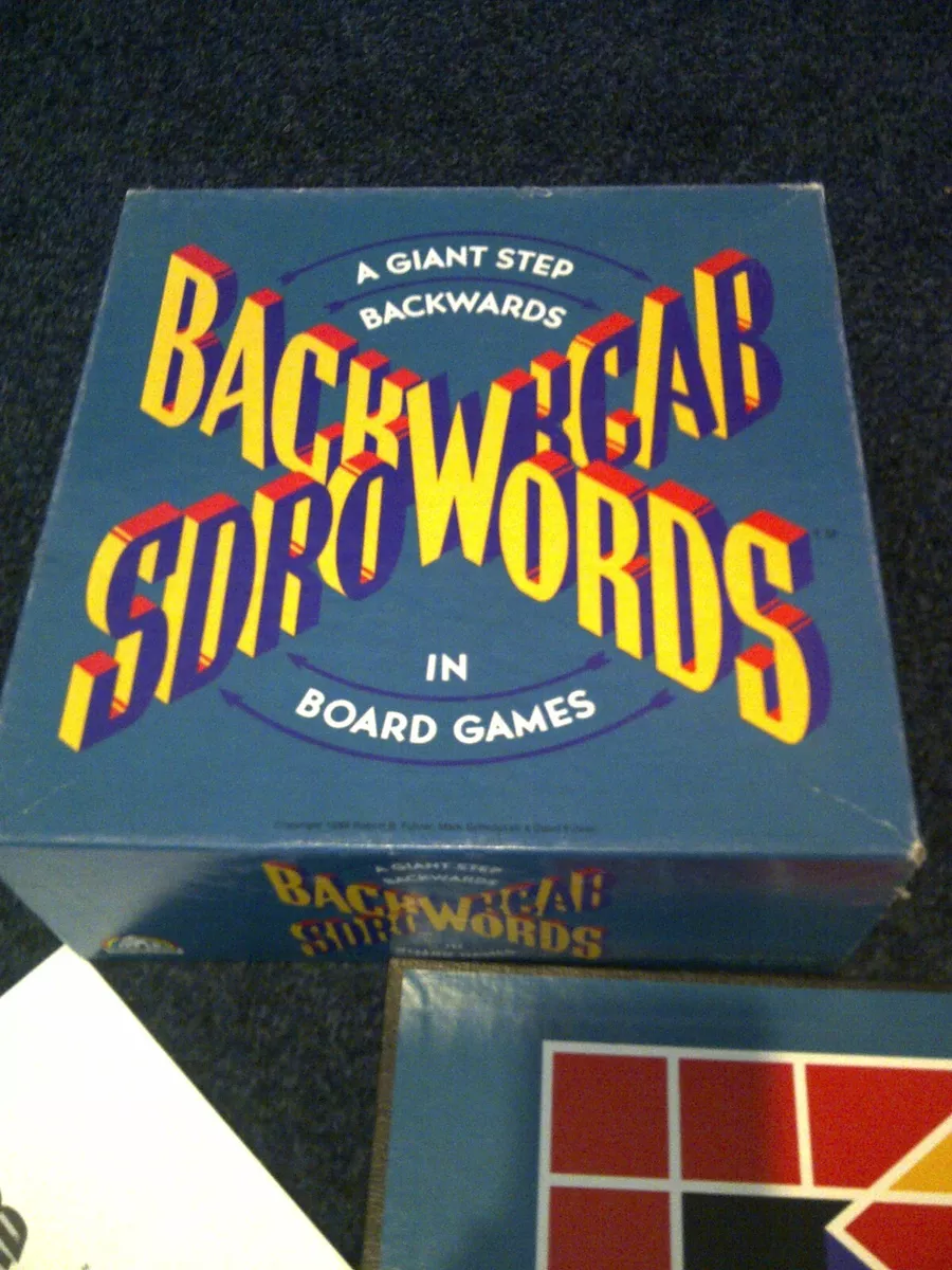 Vintage1988 Backwords Board Game - A Giant Step Backwards in Board Games