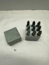 9 Pcs - Matthews 1/16" Number Metal Punch Set. Numbers 0-9