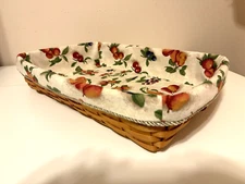 Hostess Serving Tray Liner from Longaberger Fruit Medley Fabric