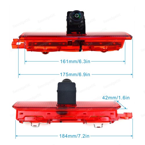 5" Monitor & Brake Light Rear View Reversing Camera for VW Caddy 2003-2015 - Picture 4 of 19