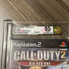 Call of Duty 2: Big Red One PlayStation 2 PS2 Sealed VGA Graded 95 Gold