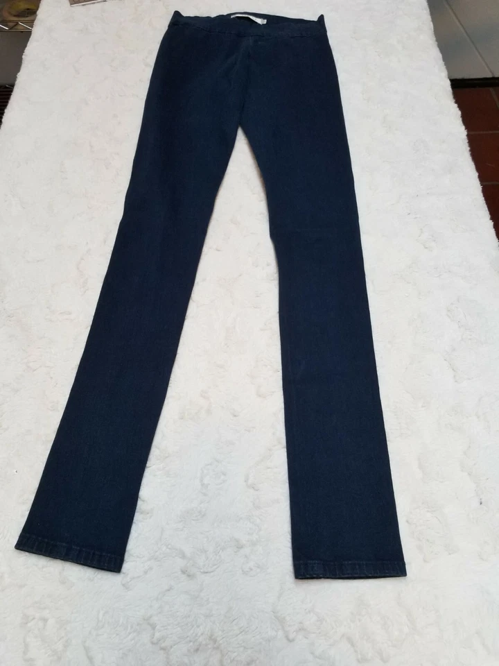 Pantalones de mezclilla Charley 5.0 para mujer ajustados talla 25 tiro bajo azul oscuro Foto 2 de 4