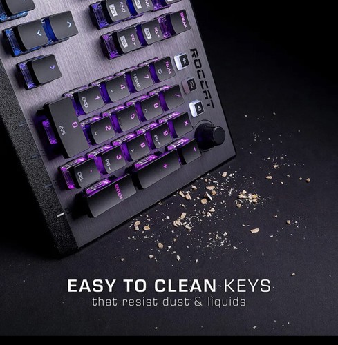 Vulcan 100 AIMO Mechanical PC Gaming Keyboard, RGB Lighting, Silent, per Key LED - Picture 6 of 9