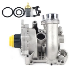 Water Pump Kit w/ Thermostat For Audi Q5 2013-2016 / Volkswagen Gti 2008-14 2.0L