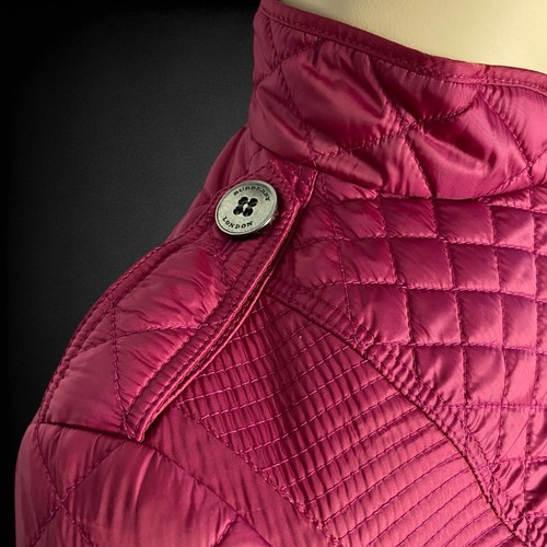 Burberry London Women Purple Light Quilted Jacket Size XS - Picture 6 of 17