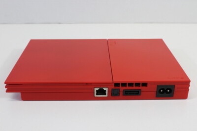 PlayStation 2 PS2 Slim Red Console Limited SCPH-90000 AC AV