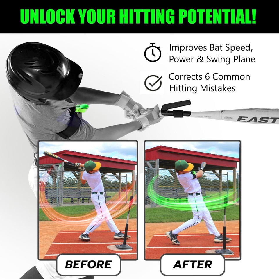 Brassard D'Entraînement Swingrail Baseball/Softball - Aide Au Frappeur Power Batting