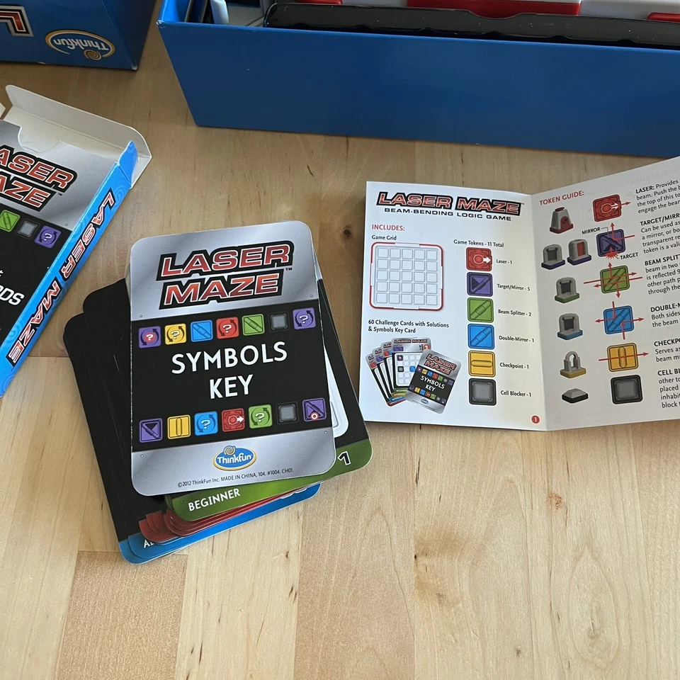 LASER MAZE Award Winner Beam Bending Logic Game Complete Batteries Included - Image 3 of 4