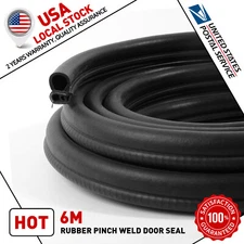 Universal Auto Rubber Seal Weather Strip Door Window Lock Trunk Hood Edge Trim
