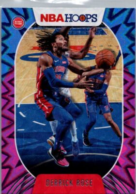 2020-21 Hoops #174 Derrick Rose Purple Explosion