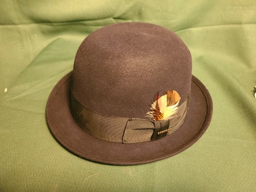 Vintage Authentic Mens Homburg Bowler 