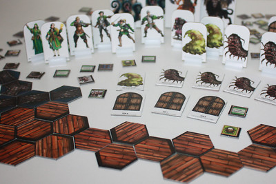 130 x Teile & Zubehör für Hexagon-Map für Rollenspiel & Tabletop-DSA-d20 #008