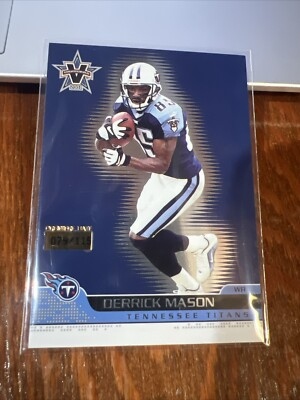 #ad Derrick Mason 2001 Pacific Vanguard Premiere Date #96 Titans 115 NM MT $7.49