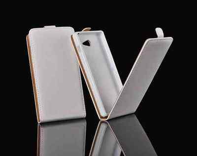 ^ Leder-Imitat Hülle Etui Handy Flip Cover Flexi Silikon Klapp Tasche  LG Handys