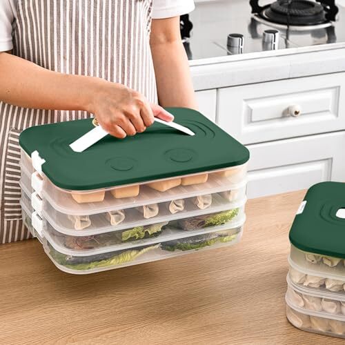 Food Storage Containers with Lids, Plastic Cookie Storage Containers