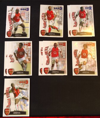 Shoot Out Cards 2003/04: ARSENAL (Magic Box int) Select the cards you need