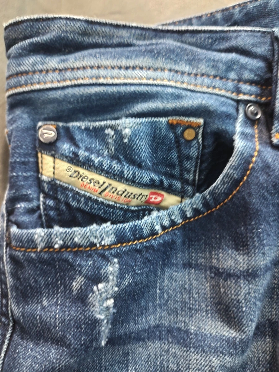 DIESEL ITALY MADE BLUE EYECONS 2013/1st Edition JEANS DISTRESSED